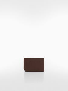 Anti-contactless leather-effect card holder