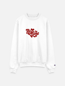 Be Mine Hearts on Champion Unisex Powerblend Sweatshirt