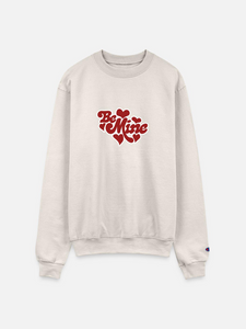 Be Mine Hearts on Champion Unisex Powerblend Sweatshirt