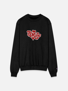 Be Mine Hearts on Champion Unisex Powerblend Sweatshirt