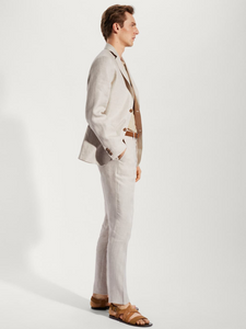 100% linen suit blazer