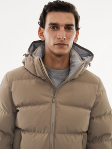 Water-repellent down anorak