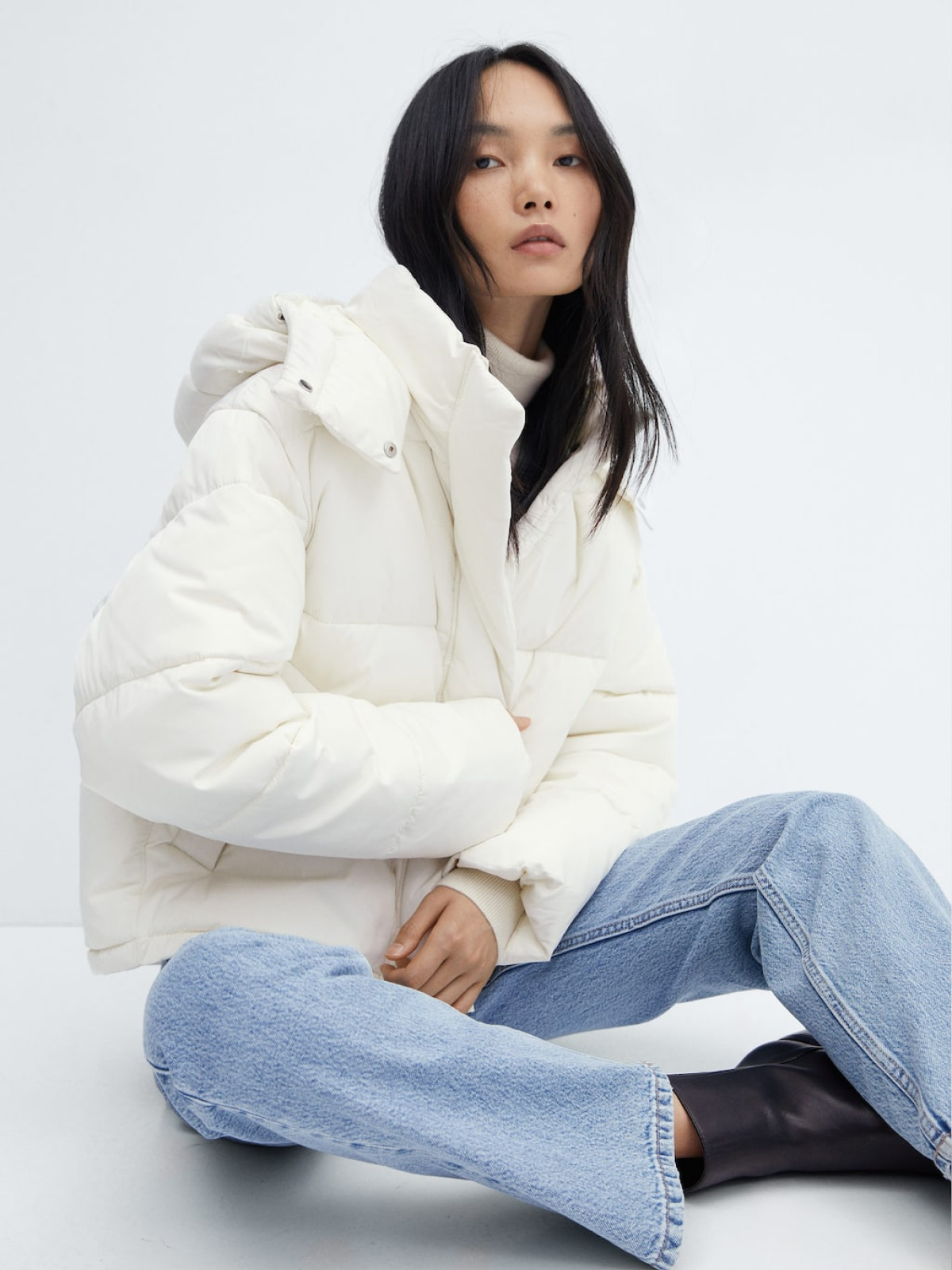 Short quilted anorak